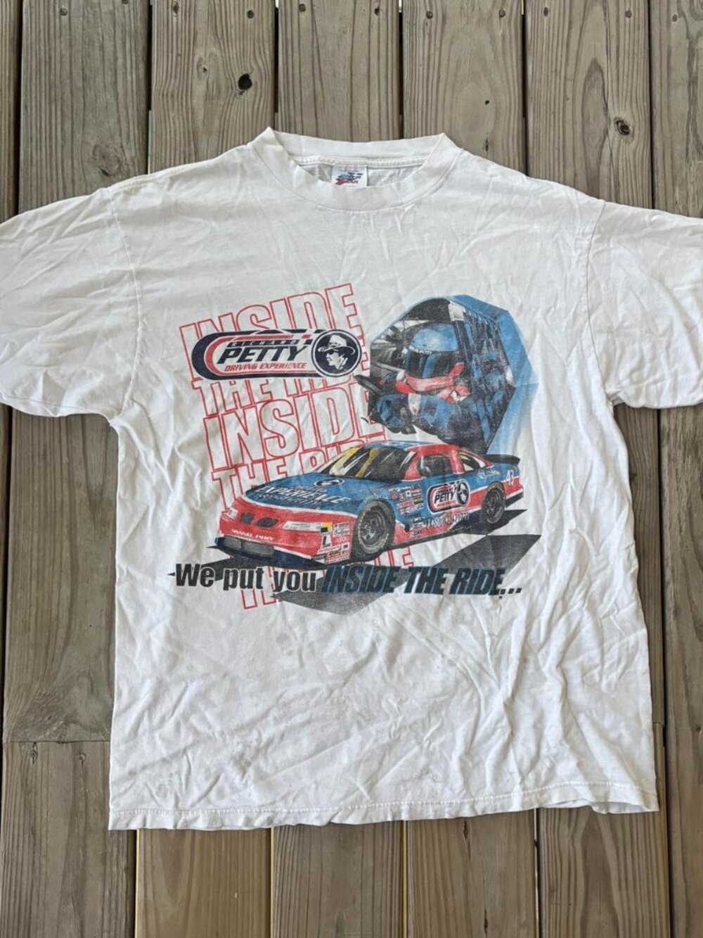 Vintage Richard Petty Nascar Racing Tee Shirt Graphic XL
